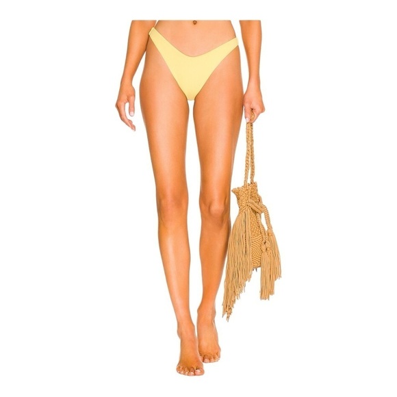 L*Space Cabana Bitsy Bikini Bottom in Lemon Drop NWOT - Picture 7 of 7